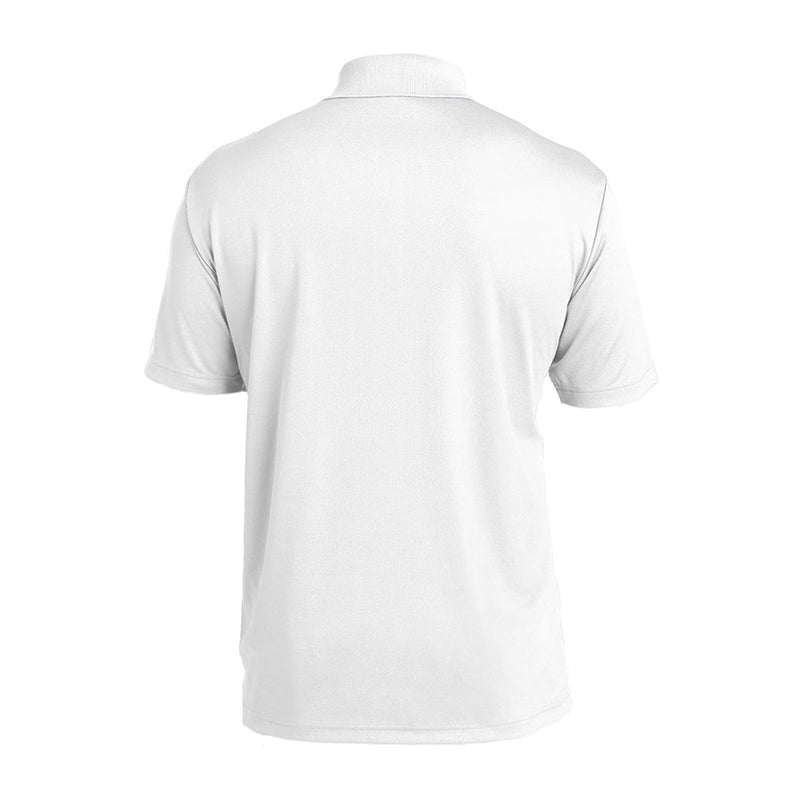 Furman Paladins Primary Logo Left Chest Polo - White