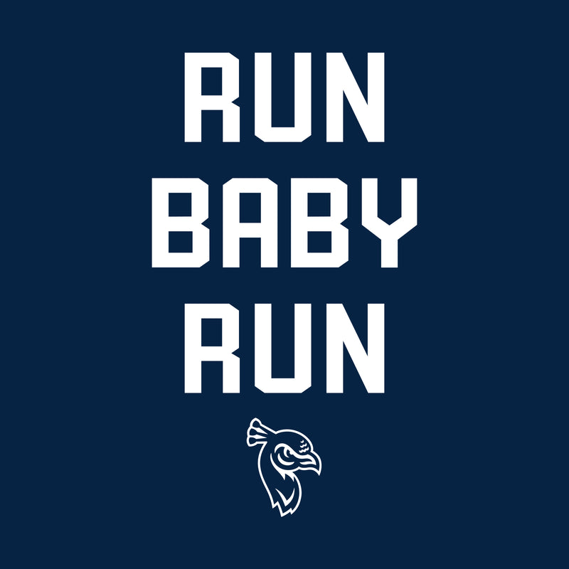 St Peter's University Peacocks Run Baby Run T-Shirt - Navy