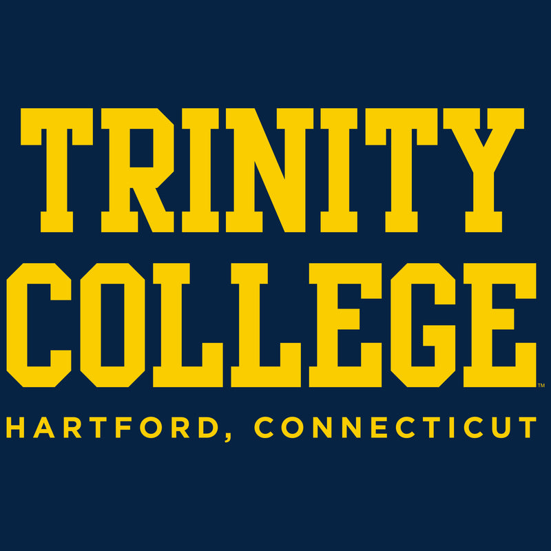 Trinity College Bantams Basic Block Heavy Blend Hoodie - Navy