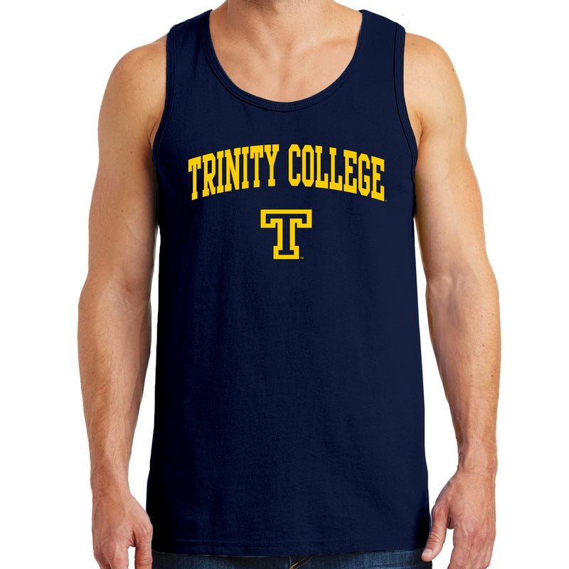 Trinity College Bantams Basic Block Heavy Cotton Tank Top - Navy