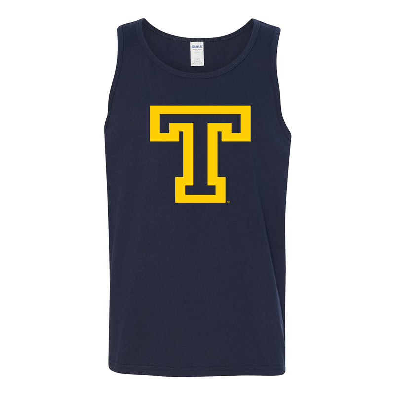 Trinity College Bantams Primary Logo Heavy Cotton Tank Top - Navy