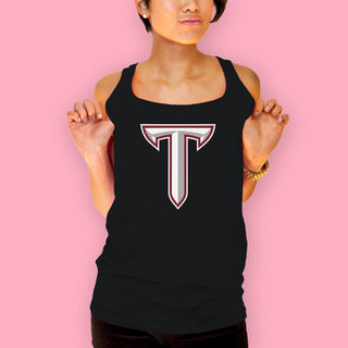 Troy Trojans Primary Logo Tank Top - Black