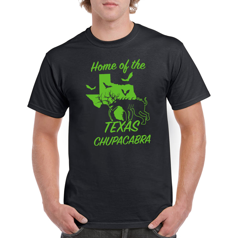 Texas Chupacabra Cryptid T-Shirt - Black