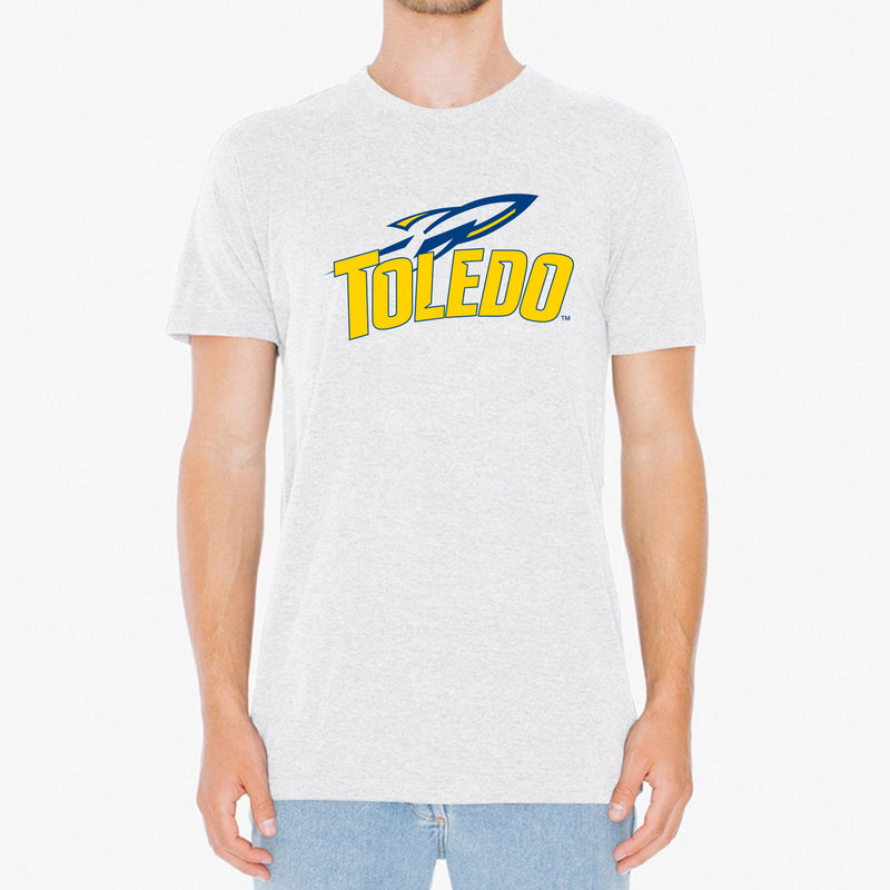 University of Toledo Rockets Athletic Mark Next Level Short Sleeve T-Shirt - Heather White