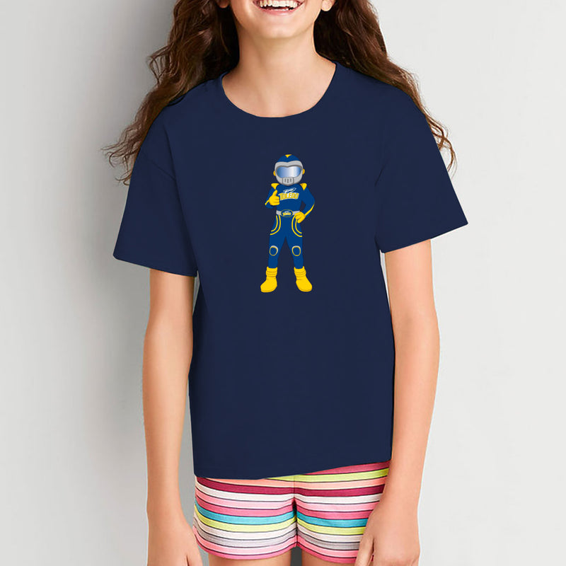 University of Toledo Rockets Youth Rocky Short Sleeve T-Shirt - Navy