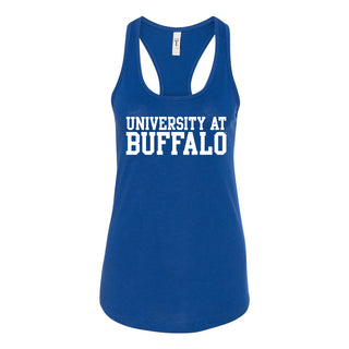 Buffalo Basic Block Women's Racerback Tank - Royal