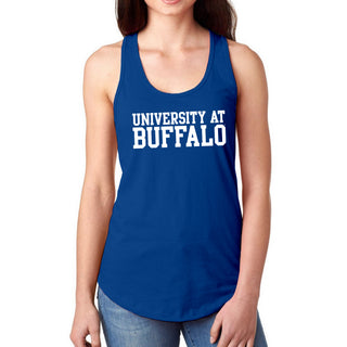 Buffalo Basic Block Women's Racerback Tank - Royal