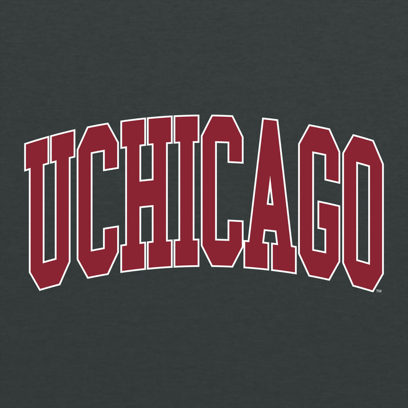 UChicago Maroons Mega Arch T-Shirt - Dark Heather