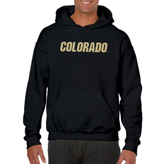 University of Colorado Buffaloes Basic Block Hoodie - Black