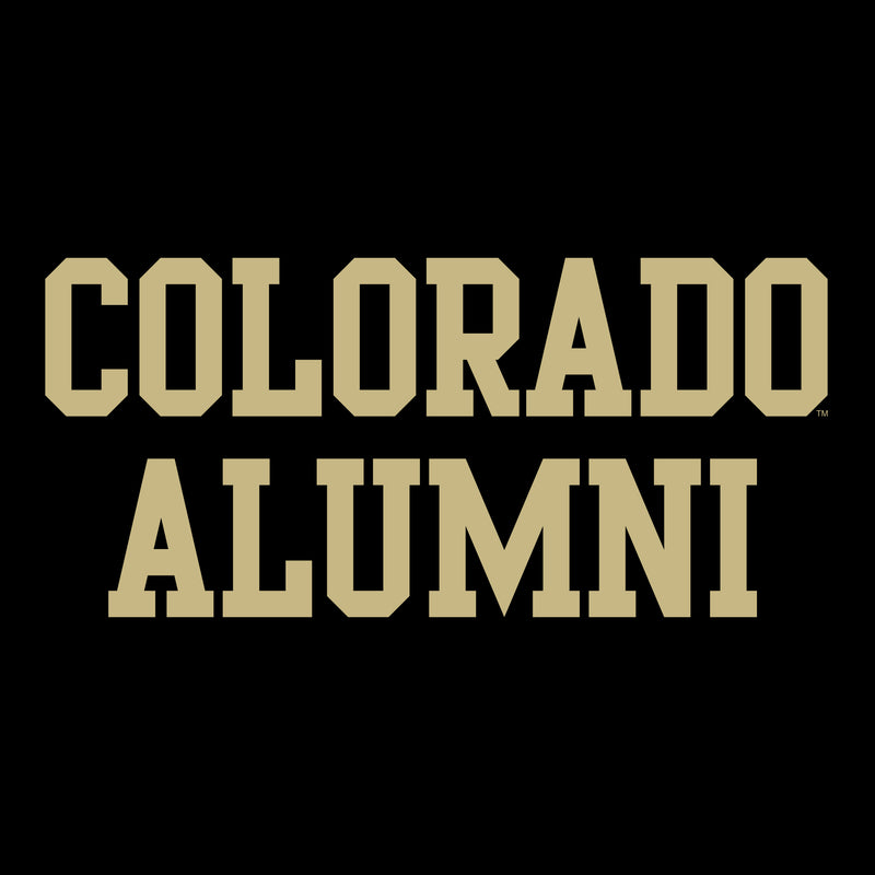 University of Colorado Buffaloes Alumni Block T Shirt - Black