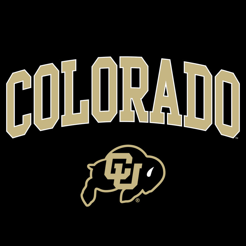 University of Colorado Buffaloes Arch Logo Long Sleeve T Shirt - Black