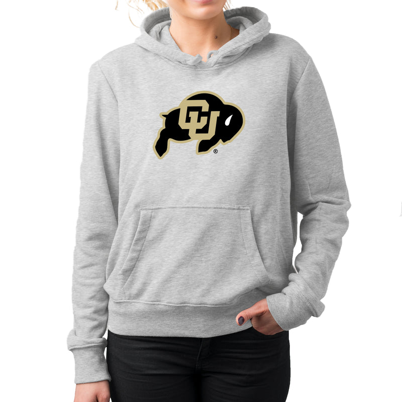 University of Colorado Buffaloes Primary Logo Hoodie - Sport Grey