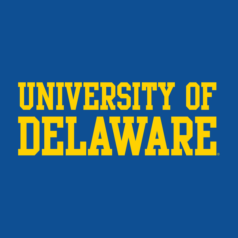 Delaware Blue Hens Basic Block Crewneck Sweatshirt - Royal