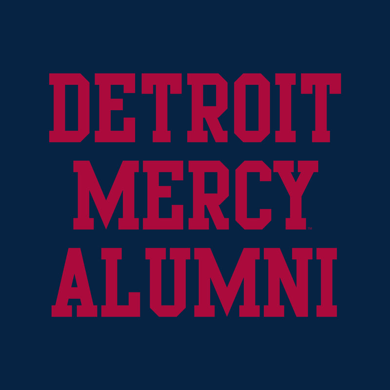 University Of Detroit Mercy Titans Basic Block Alumni Short Sleeve T Shirt - Navy