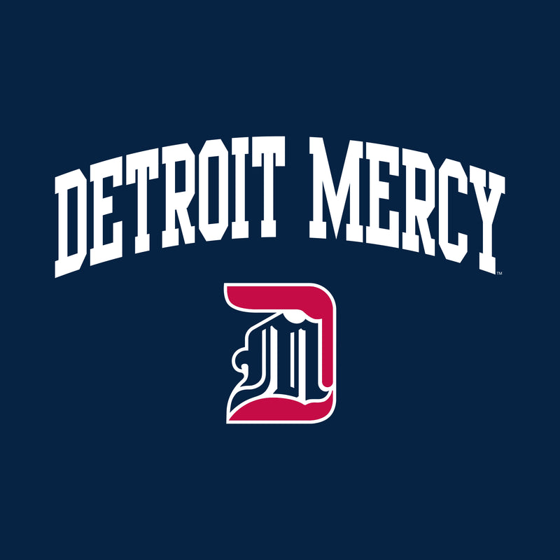 University Of Detroit Mercy Titans Arch Logo Short Sleeve T Shirt - Navy