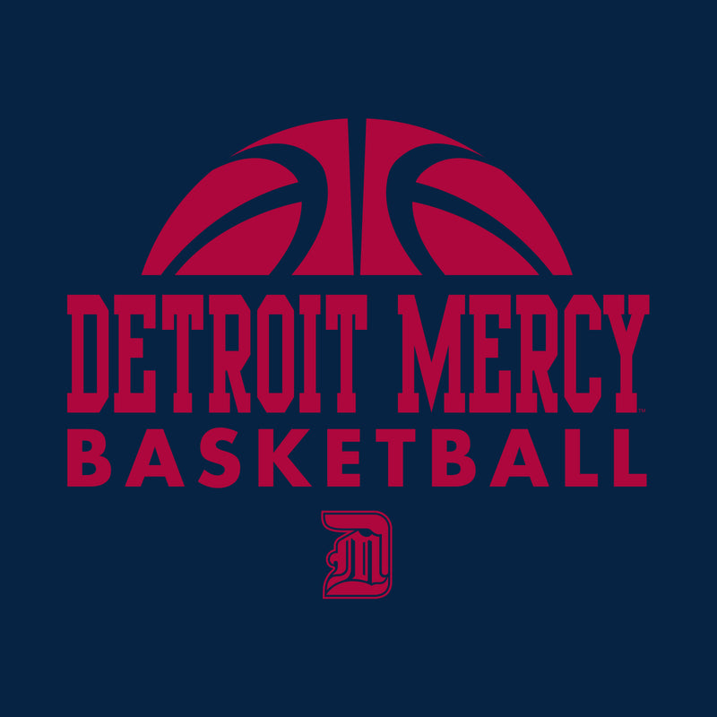 University Of Detroit Mercy Titans Basketball Hype Short Sleeve T Shirt - Navy