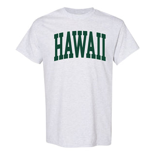 Hawaii Rainbow Warriors Mega Arch T-Shirt - Ash