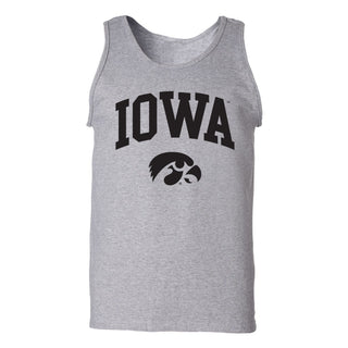 Iowa Hawkeyes Arch Logo Tank Top - Sport Grey