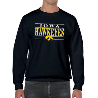 Iowa Headline Crewneck Sweatshirt - Black