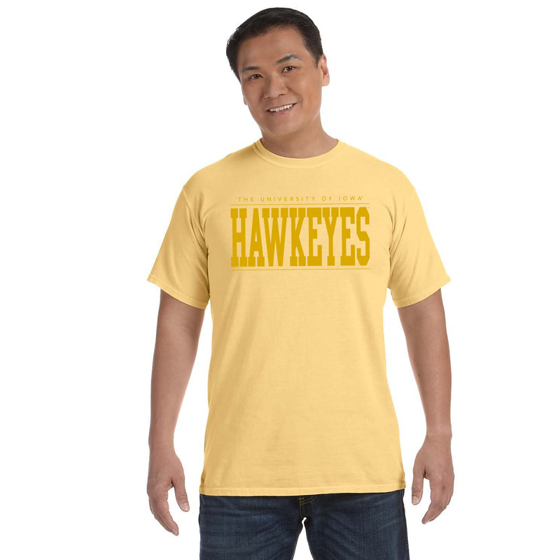 Iowa Monotone Bold CC T-Shirt - Butter