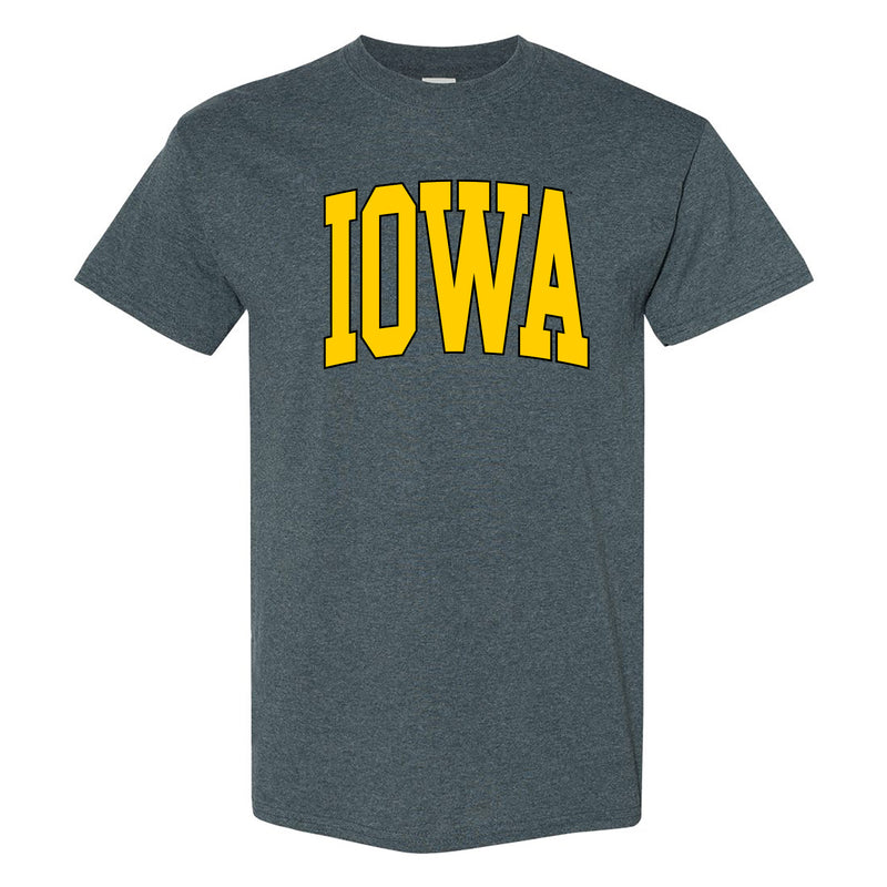 The University of Iowa Hawkeyes Mega Arch T-Shirt - Dark Heather