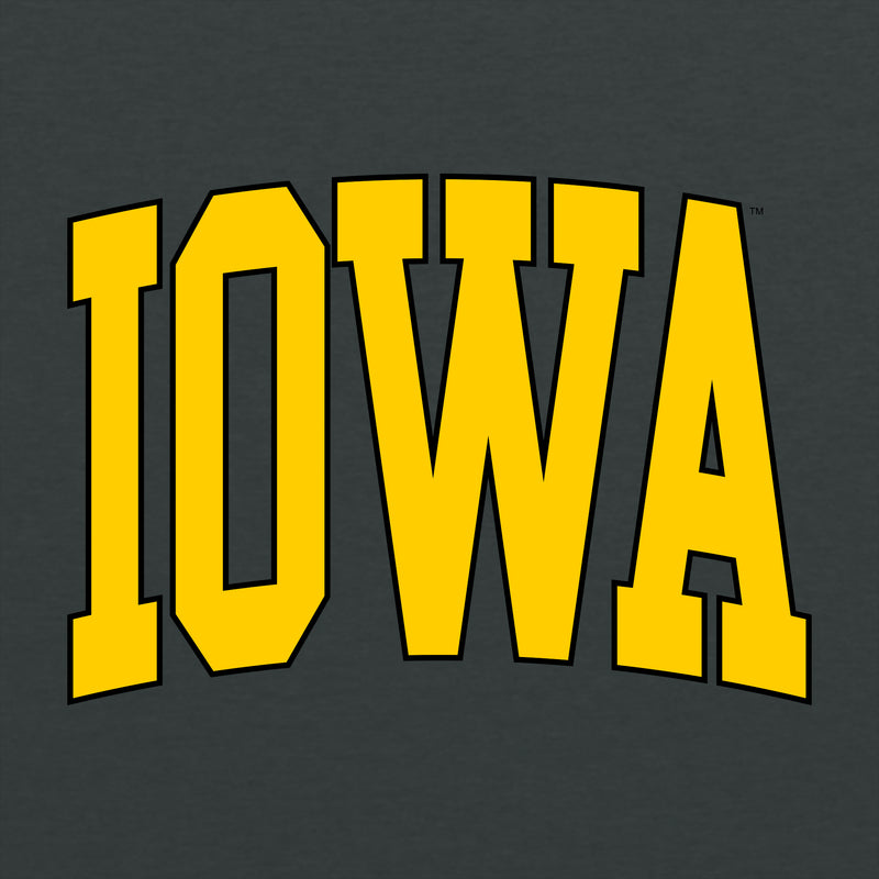 The University of Iowa Hawkeyes Mega Arch T-Shirt - Dark Heather