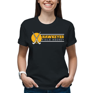 Iowa Hawkeyes Field Hockey Spotlight T Shirt - Black