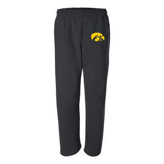 University of Iowa Hawkeye Logo Sweatpants - Black