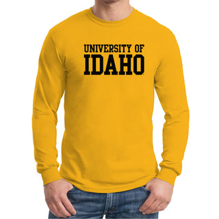 Idaho Vandals Basic Block Long Sleeve T Shirt - Gold