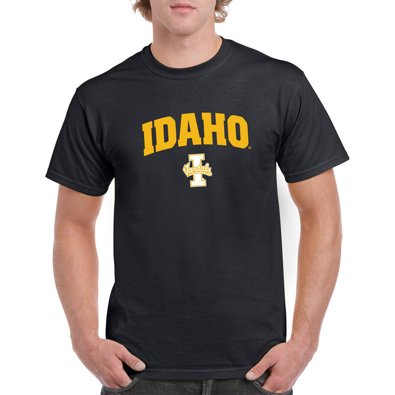 Idaho Vandals Arch Logo T Shirt - Black