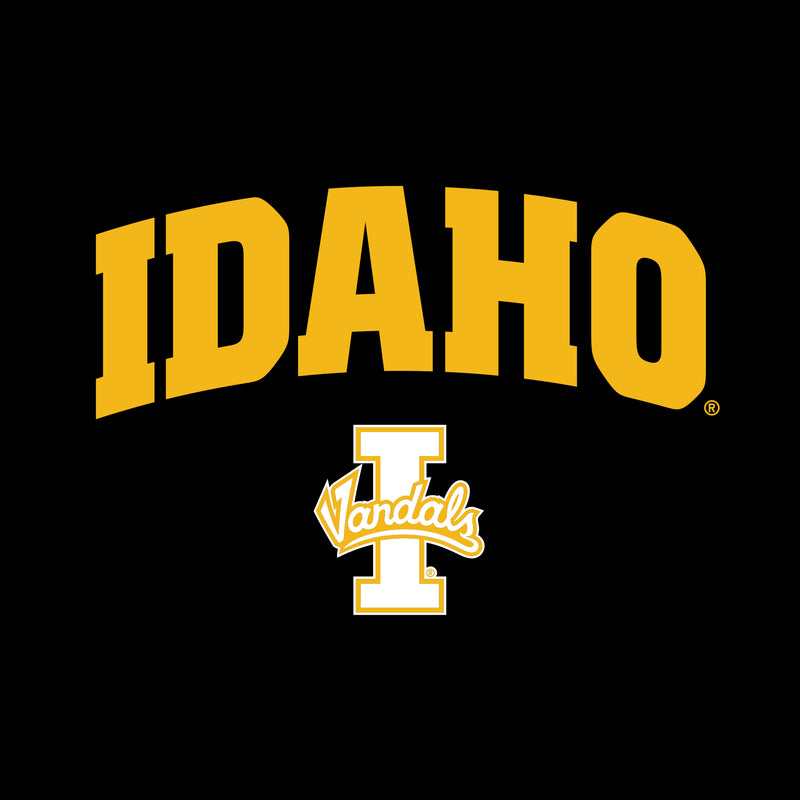 Idaho Vandals Arch Logo Crewneck Sweatshirt - Black