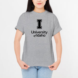 Idaho Vandals Institutional Logo T Shirt - Sport Grey