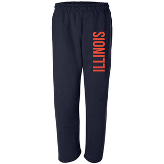 Illinois Fighting Illini Super Block Sweatpants - Navy