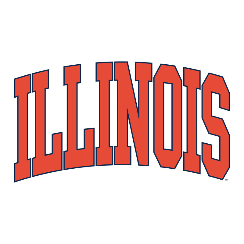 University of Illinois Fighting Illini Mega Arch T-Shirt - White