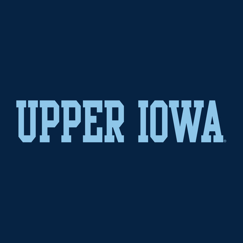 Upper Iowa University Peacocks Basic Block Heavy Blend Hooded Sweatshirt - Navy