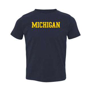 UGP Block Michigan Toddler Tee - Navy