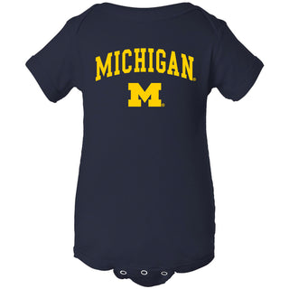 Michigan Wolverines Arch Logo Creeper - Navy