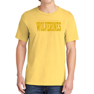 Michigan Monotone Bold CC T-Shirt - Butter