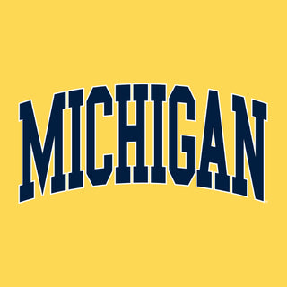 Michigan Wolverines Mega Arch Hoodie - Yellow