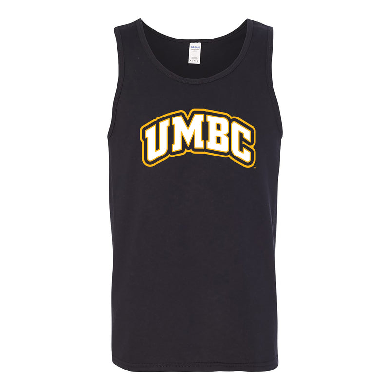 University of Maryland Baltimore County Retrievers Basic Block Tank Top - Black