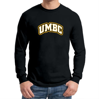 University of Maryland Baltimore County Retrievers Basic Block Long Sleeve T-Shirt - Black