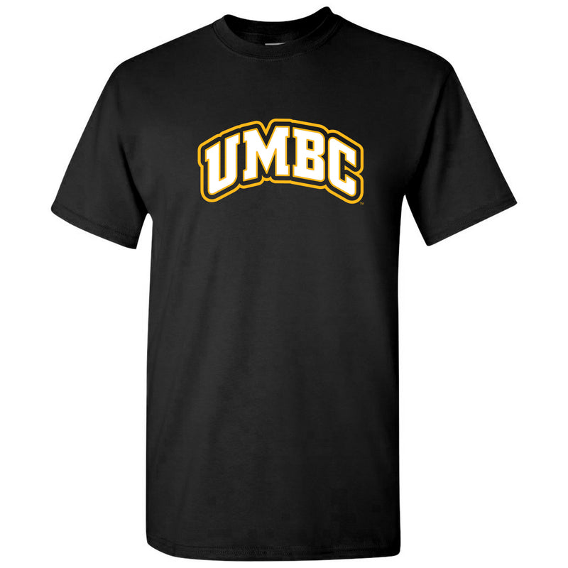 University of Maryland Baltimore County Retrievers Basic Block Short Sleeve T Shirt - Black