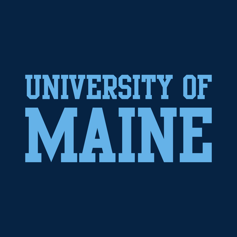 Maine Black Bears Basic Block T Shirt - Navy