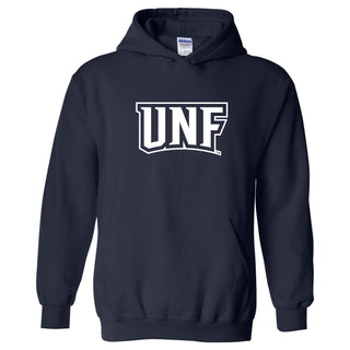 University of North Florida Ospreys Basic Block Heavy Blend Hoodie - Navy