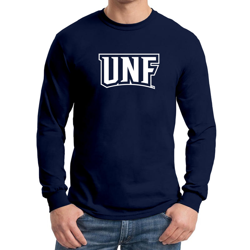 University of North Florida Ospreys Basic Block Long Sleeve T-Shirt - Navy