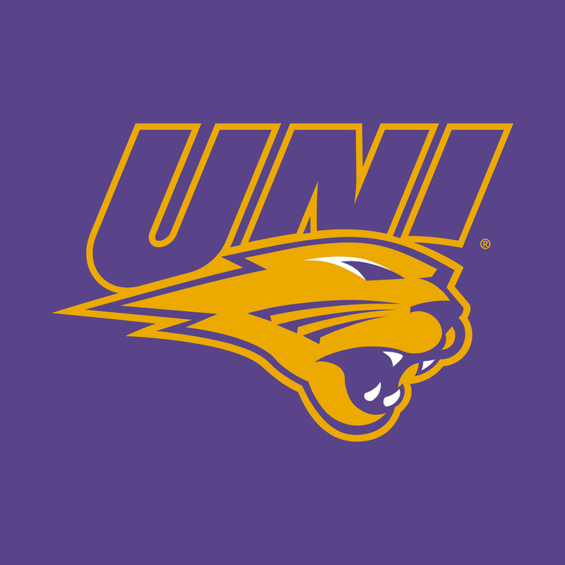 University of Northern Iowa Panthers Primary Logo Youth T Shirt - Purple