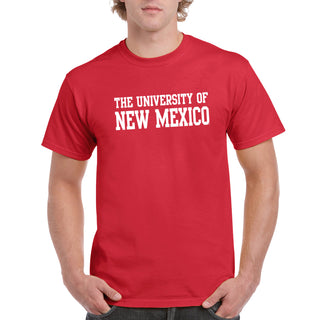 University of New Mexico Lobos Basic Block Cotton T-Shirt - Red