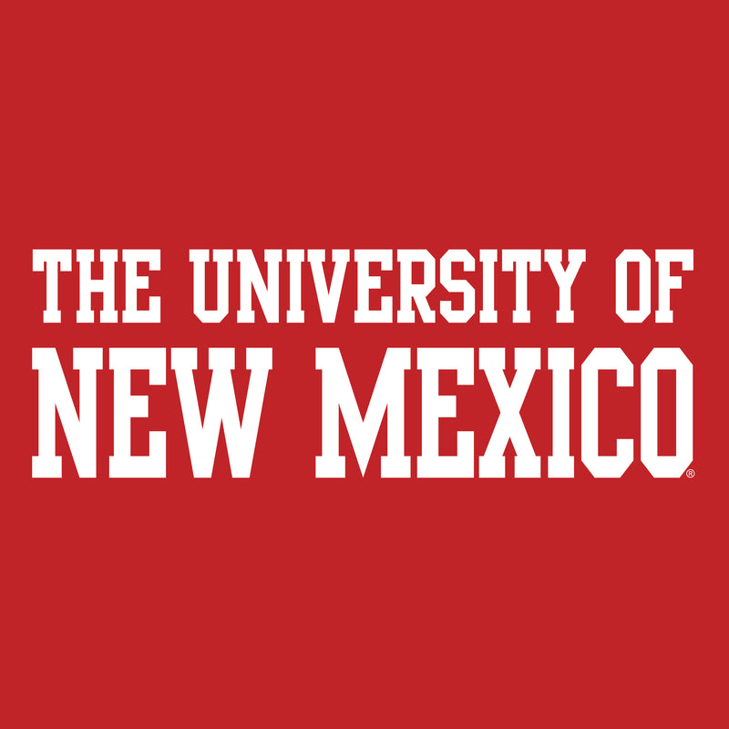 University of New Mexico Lobos Basic Block Cotton Youth T-Shirt - Red