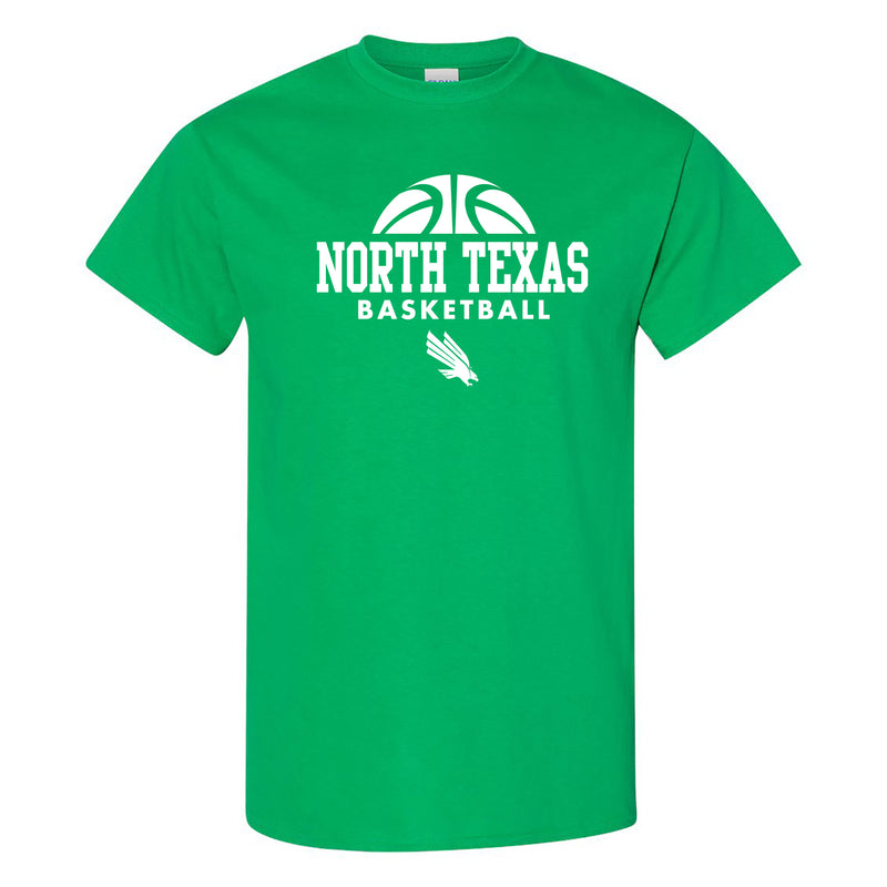 University of North Texas Mean Green Basketball Hype Cotton T-Shirt - Irish Green