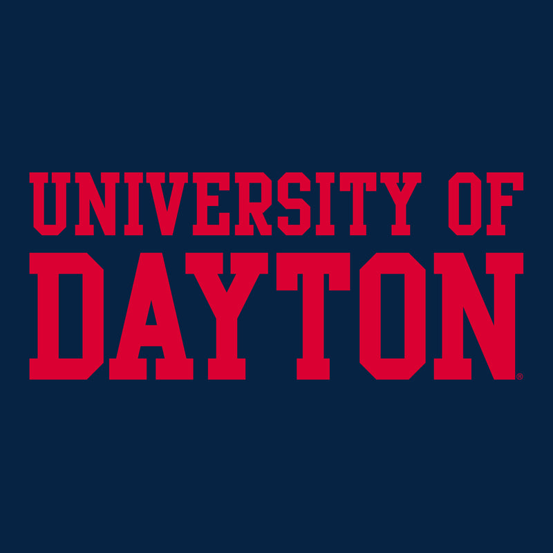 University of Dayton Flyers Basic Block Heavy Blend Hoodie - Navy